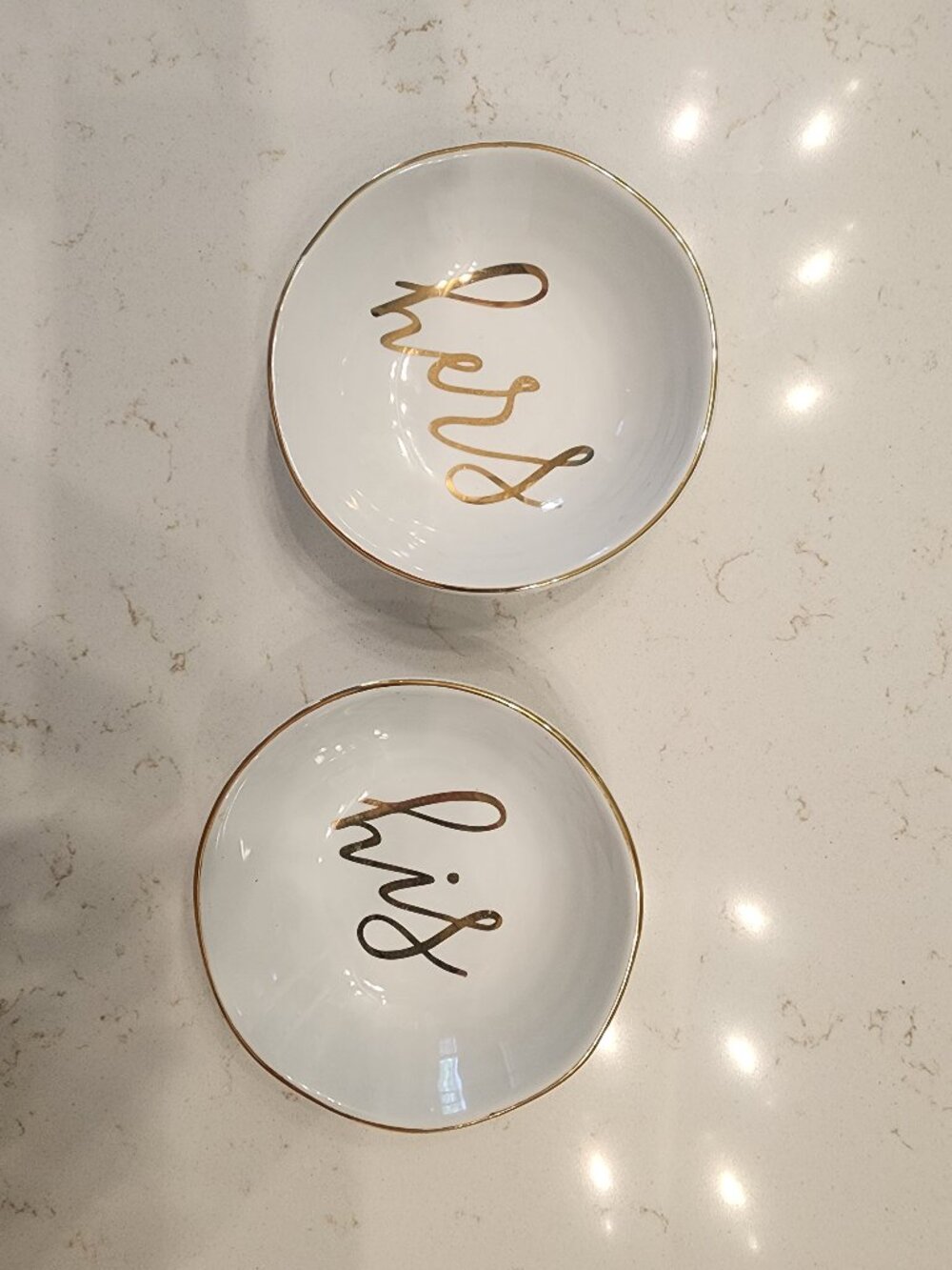 His & Hers Ring Dishes